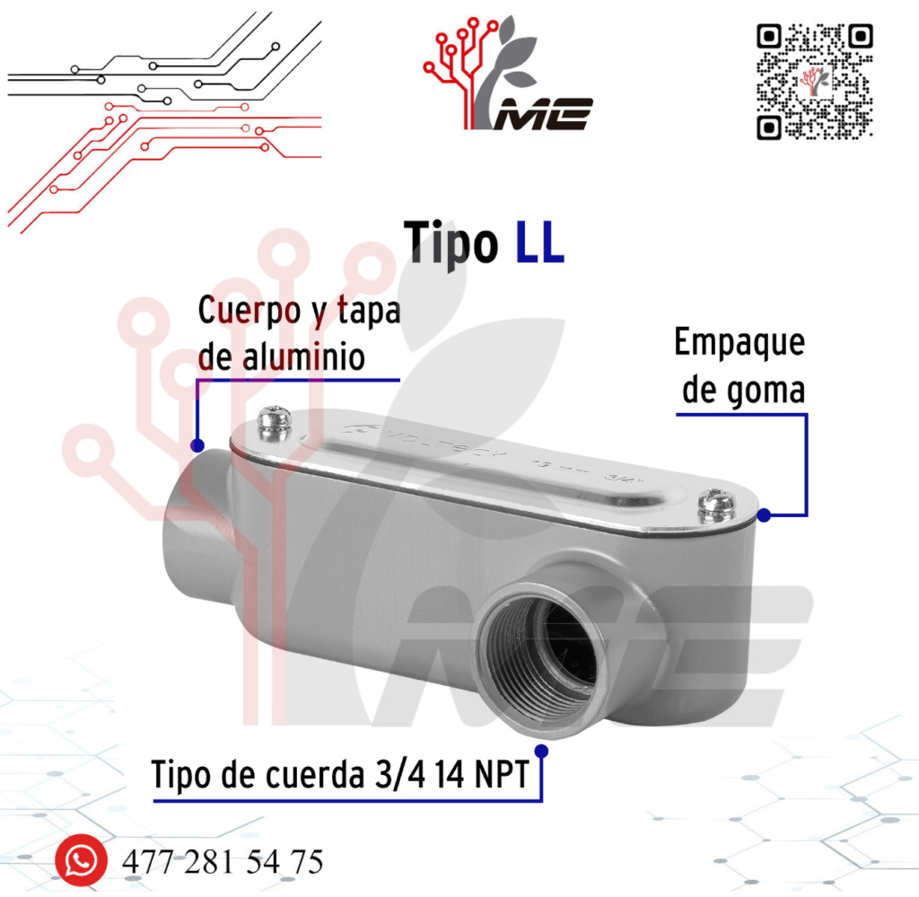 Condulets Conexi N Tipo Ll In Corto Circuito