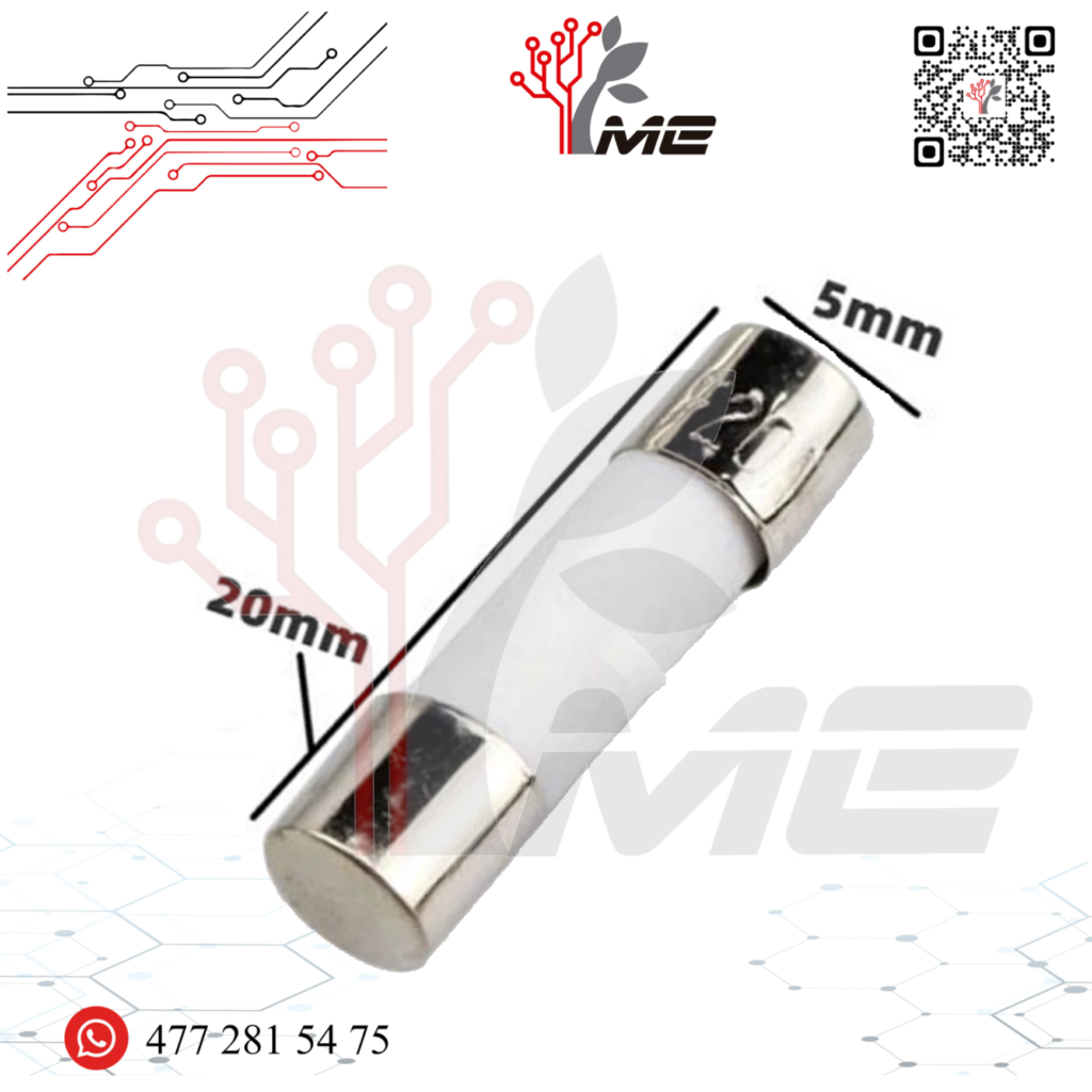 FUSIBLE CERAMICO EUROPEO 250V Corto Circuito