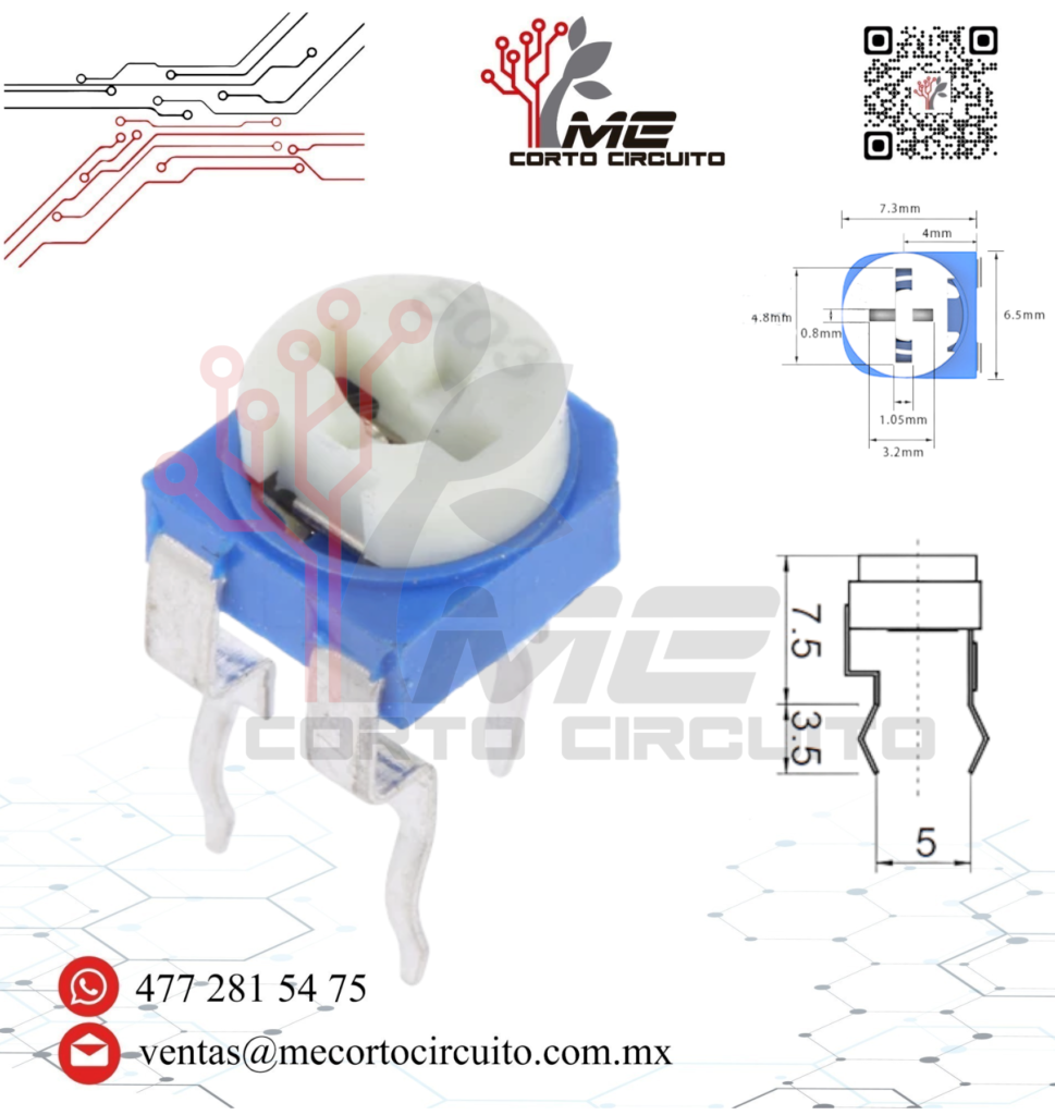 5x Potenziometro Doppio Valore Resistenza 50K Ohm Regolazione Dall'Alto 5x Potenziometro Doppio Valore Resistenza 50K Ohm Regolazione Dall'Alto