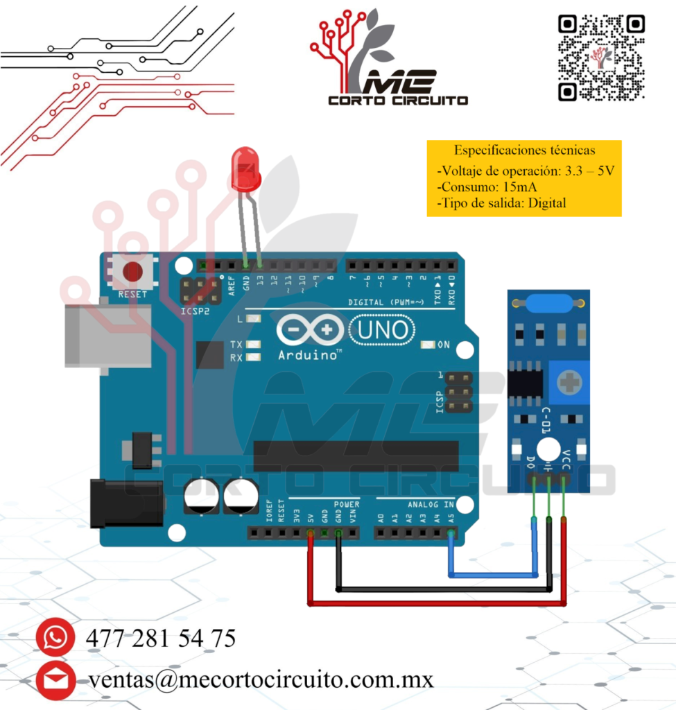 SENSOR DE VIBRACIÓN SW-420 – Corto Circuito