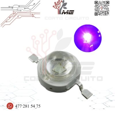 LED DE POTENCIA 1W SMD ULTRAVIOLETA