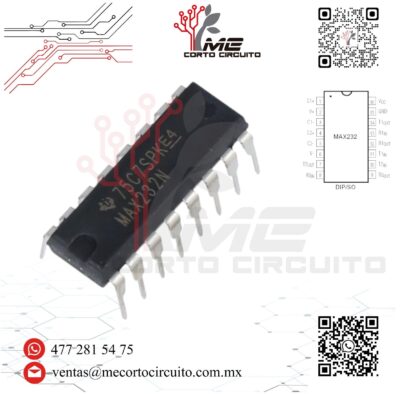 CIRCUITO INTEGRADO MAX232 RS232