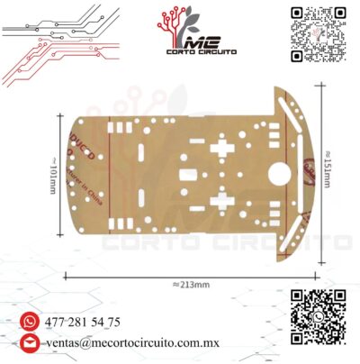 CHASIS DE CARRO ROBOT