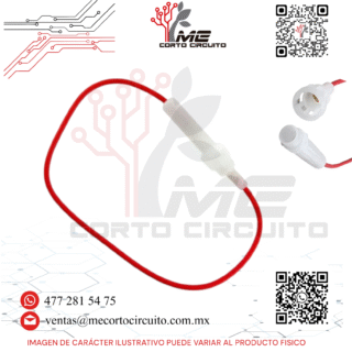 PORTAFUSIBLE TIPO AMERICANO PARA AUTOESTEREO