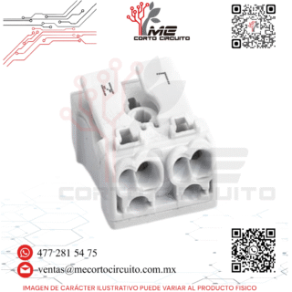 CONECTOR DE RESORTE KB18 - 2P