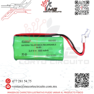 BATERIA TELEFONICA RECARGABLE AAA