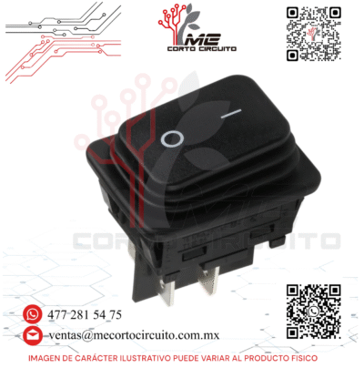 SWITCH BALANCIN CON CUBIERTA DE SILICON ON-OFF