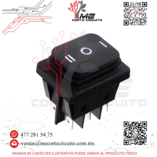 SWITCH BALANCIN CON CUBIERTA DE SILICON ON-OFF-ON