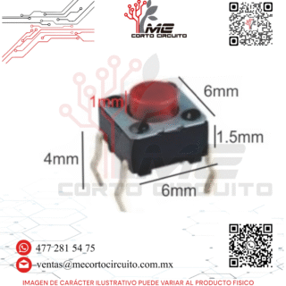 MICROSWITCH MINI 4 PINES