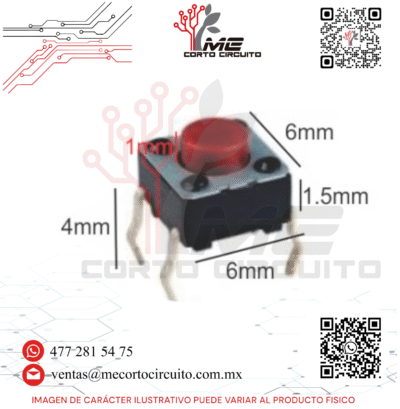 MICROSWITCH MINI 4 PINES