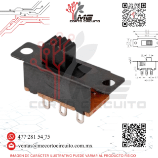 SWITCH MINI DE PALANCA DESLIZABLE