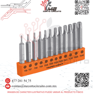 PUNTA TORX 2" LARGO CON SEGURO