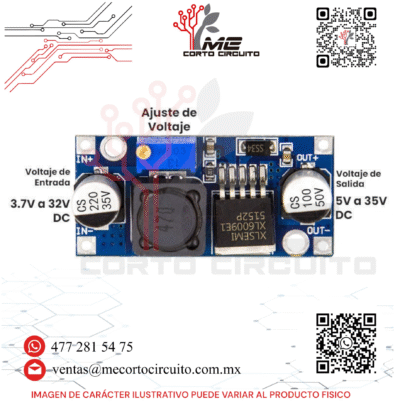 REGULADOR BOOSTER STEP UP XL6009