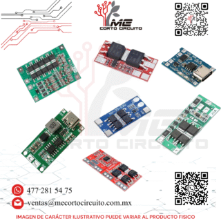 MODULO CARGADOR DE BATERIA DE LIPO