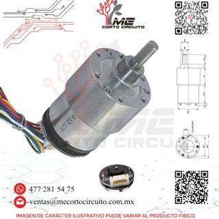 MOTORREDUCTOR 520 12V 333 RPM