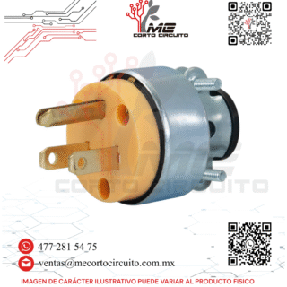 CLAVIJA INDUSTRIAL METALICA CON ATERRIZADO