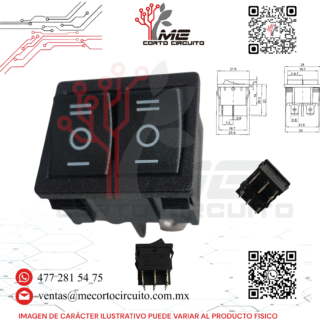 SWITCH BALANCIN DOS POSICIONES 1P 1T