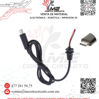CABLE CON PLUG TIPO C