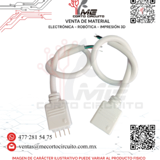 CONECTOR PARA TIRA LED RGB HEMBRA - MACHO