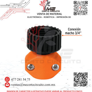 CONECTOR DE PLASTICO PARA MANGUERA