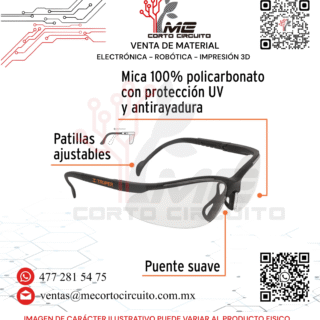 LENTE DE SEGURIDAD TRANSPARENTE