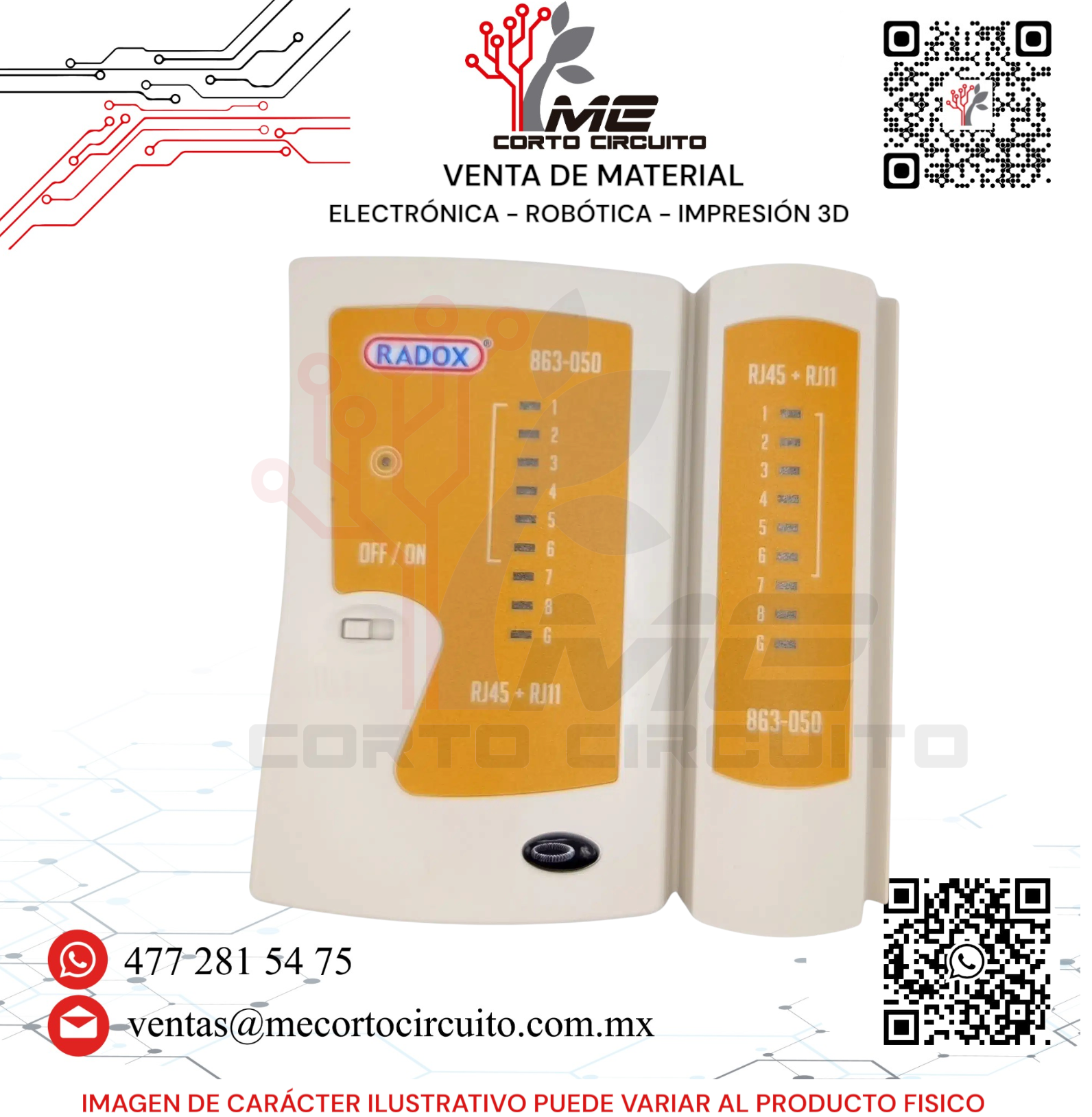 PROBADOR DE CONTINUIDAD DE CABLES